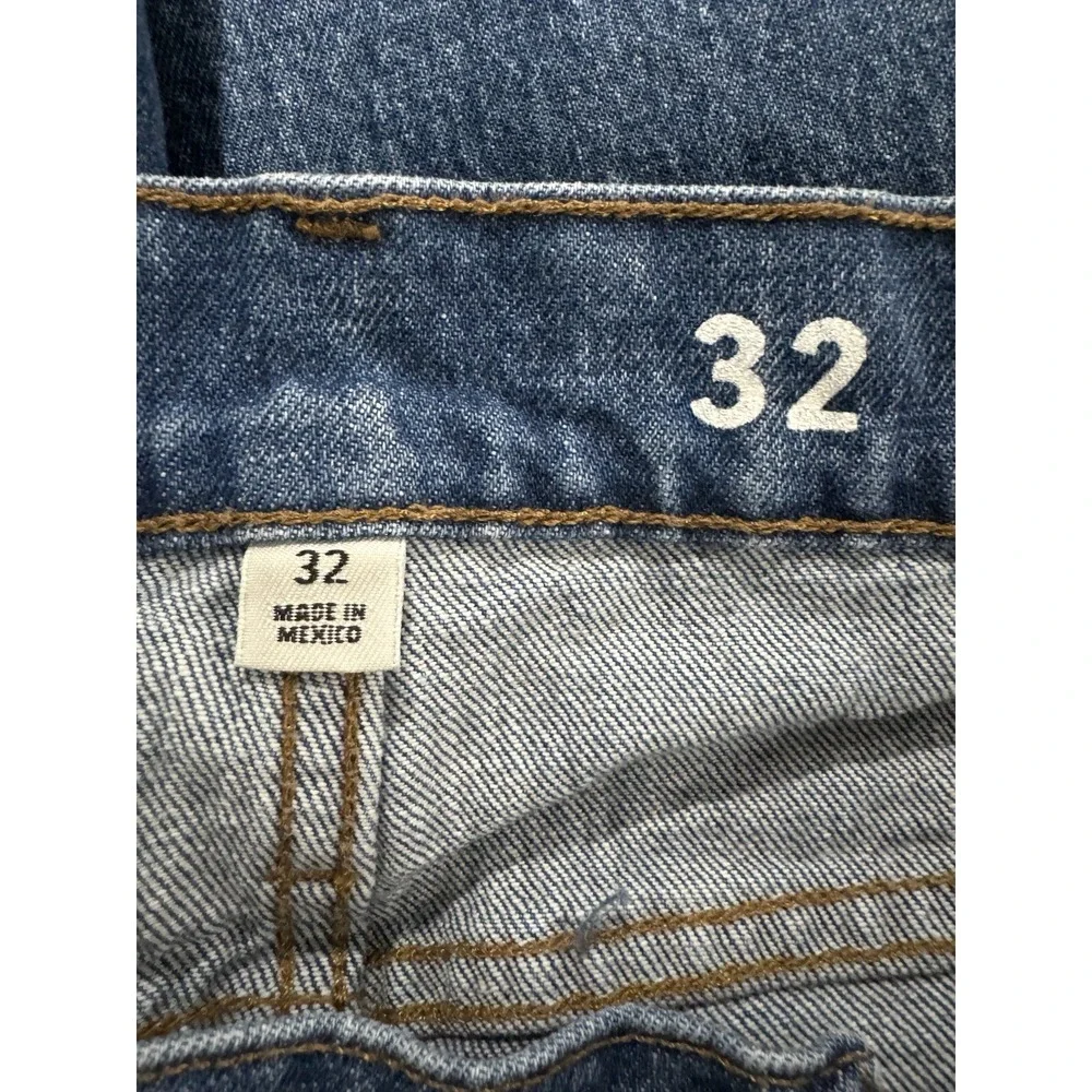 J. Crew Peggy Jean Womens 32x26 High Rise Denim Jeans Stretch Large Belt Loops